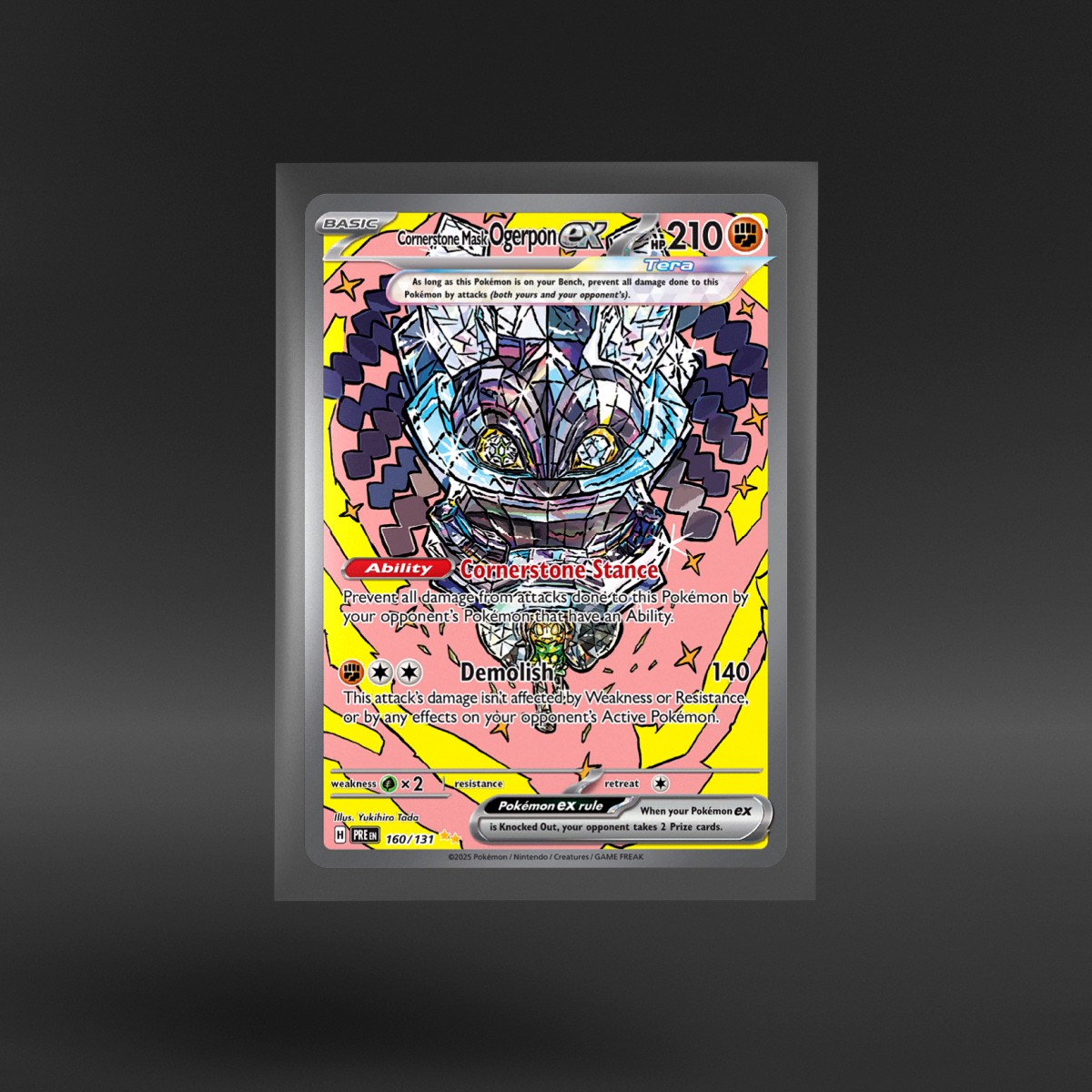 Prismatic Evolutions #160/131 Cornerstone Mask Ogerpon ex