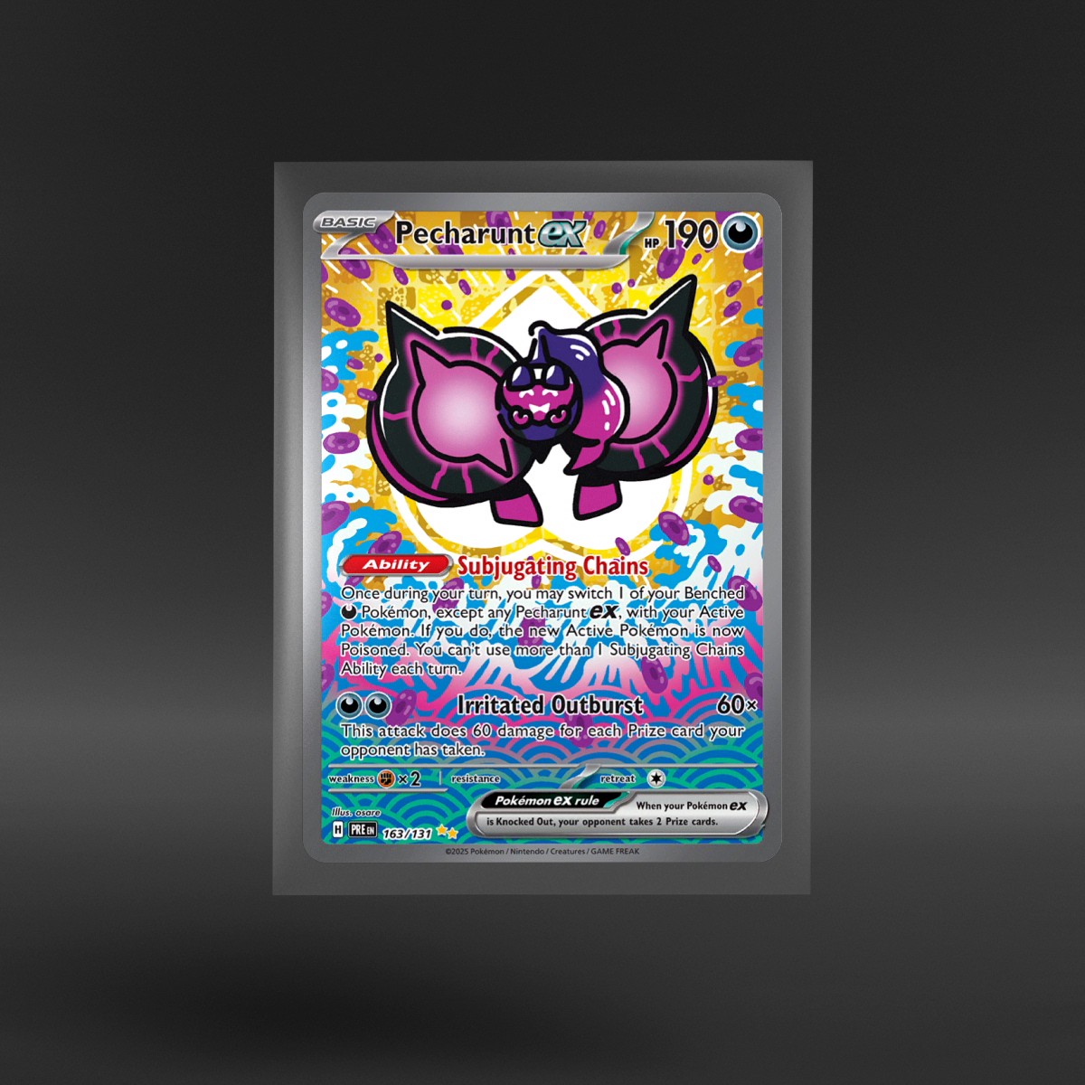 Prismatic Evolutions #163/131 Pecharunt ex
