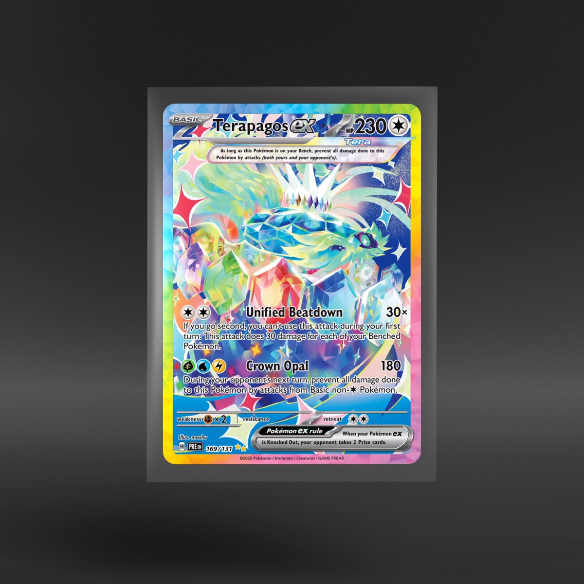 Prismatic Evolutions #169/131 Terapagos ex