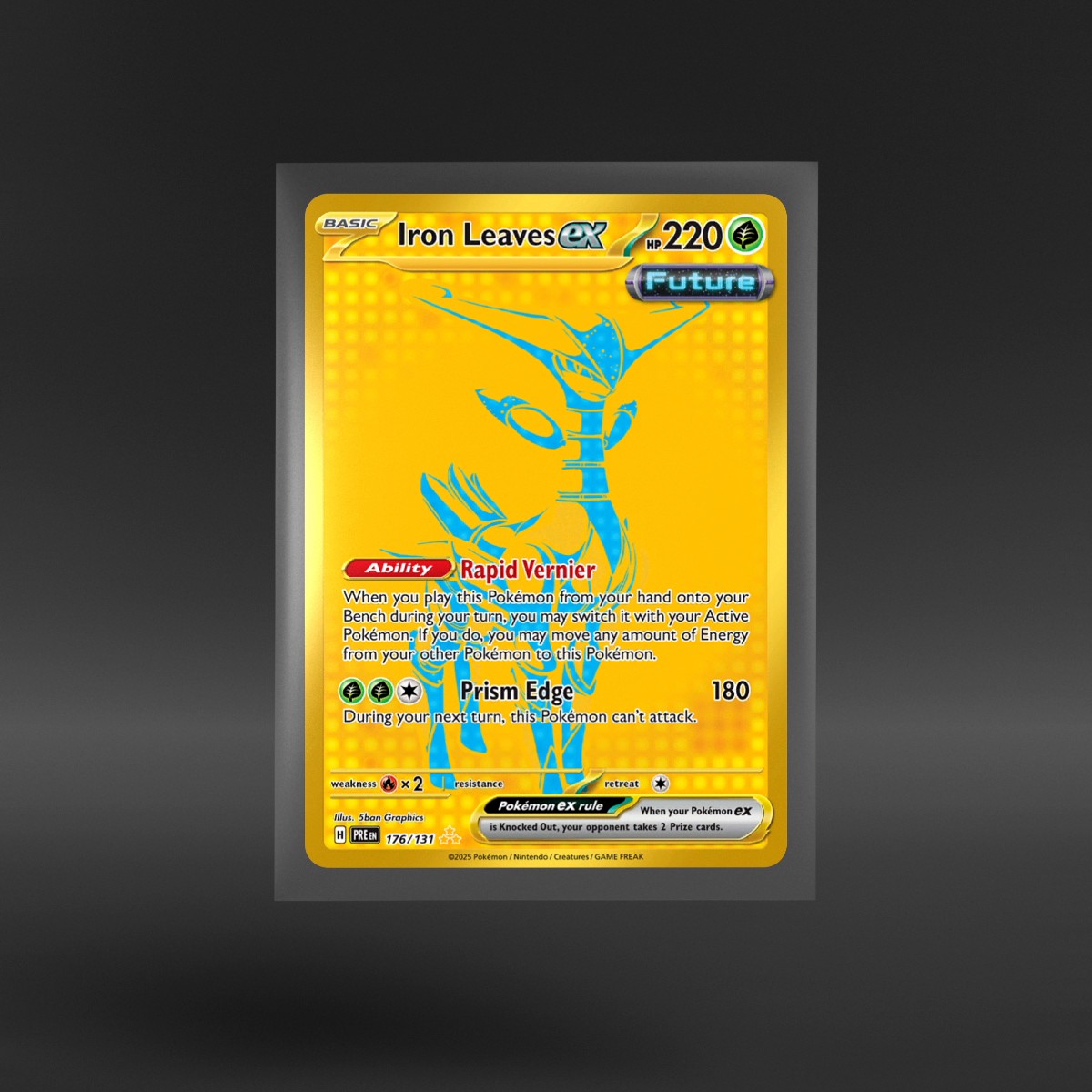 Prismatic Evolutions #176/131 Iron Leaves ex