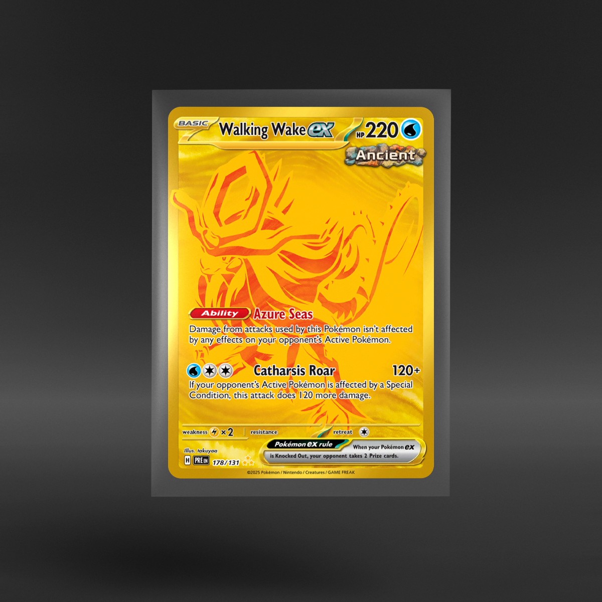 Prismatic Evolutions #178/131 Walking Wake ex