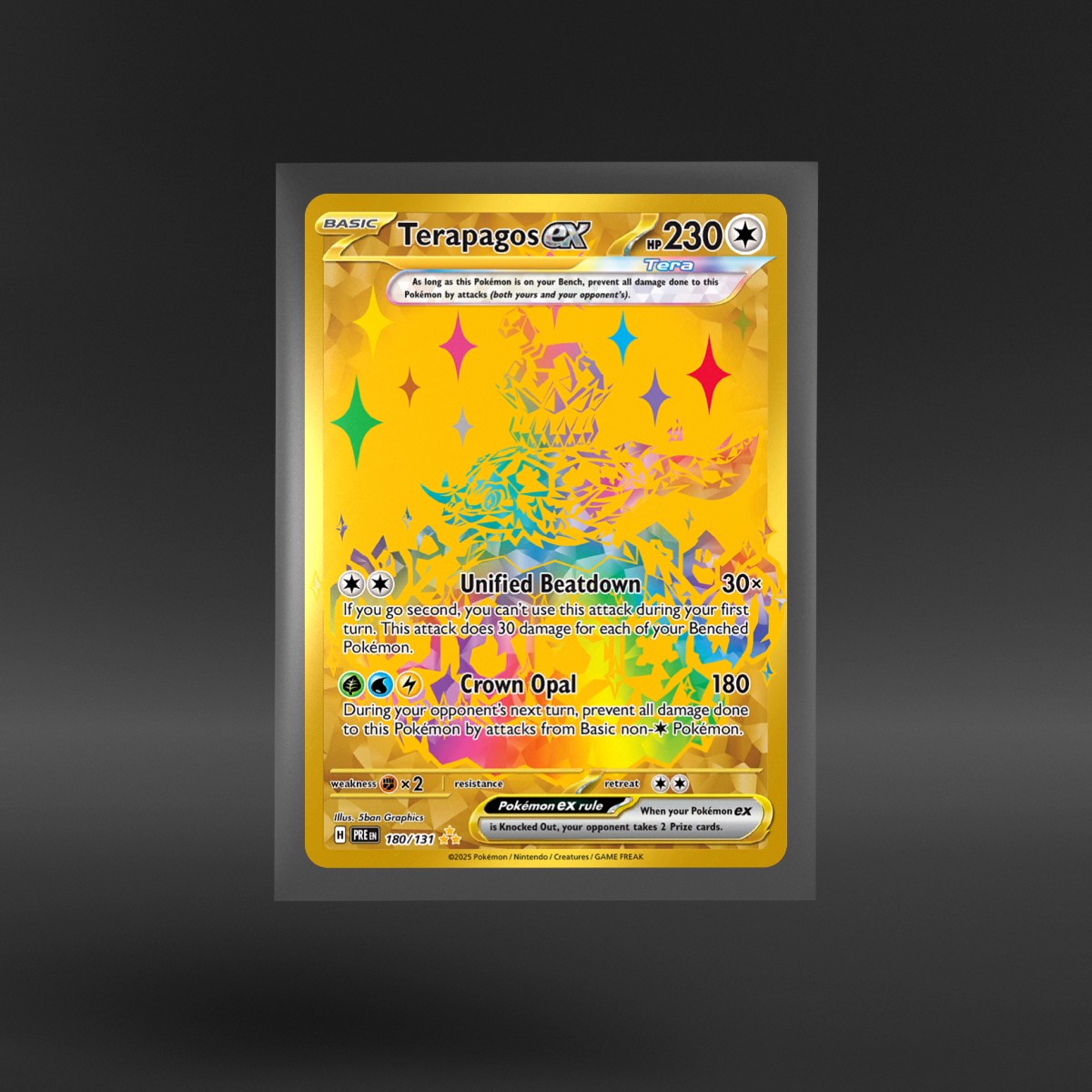 Prismatic Evolutions #180/131 Terapagos ex