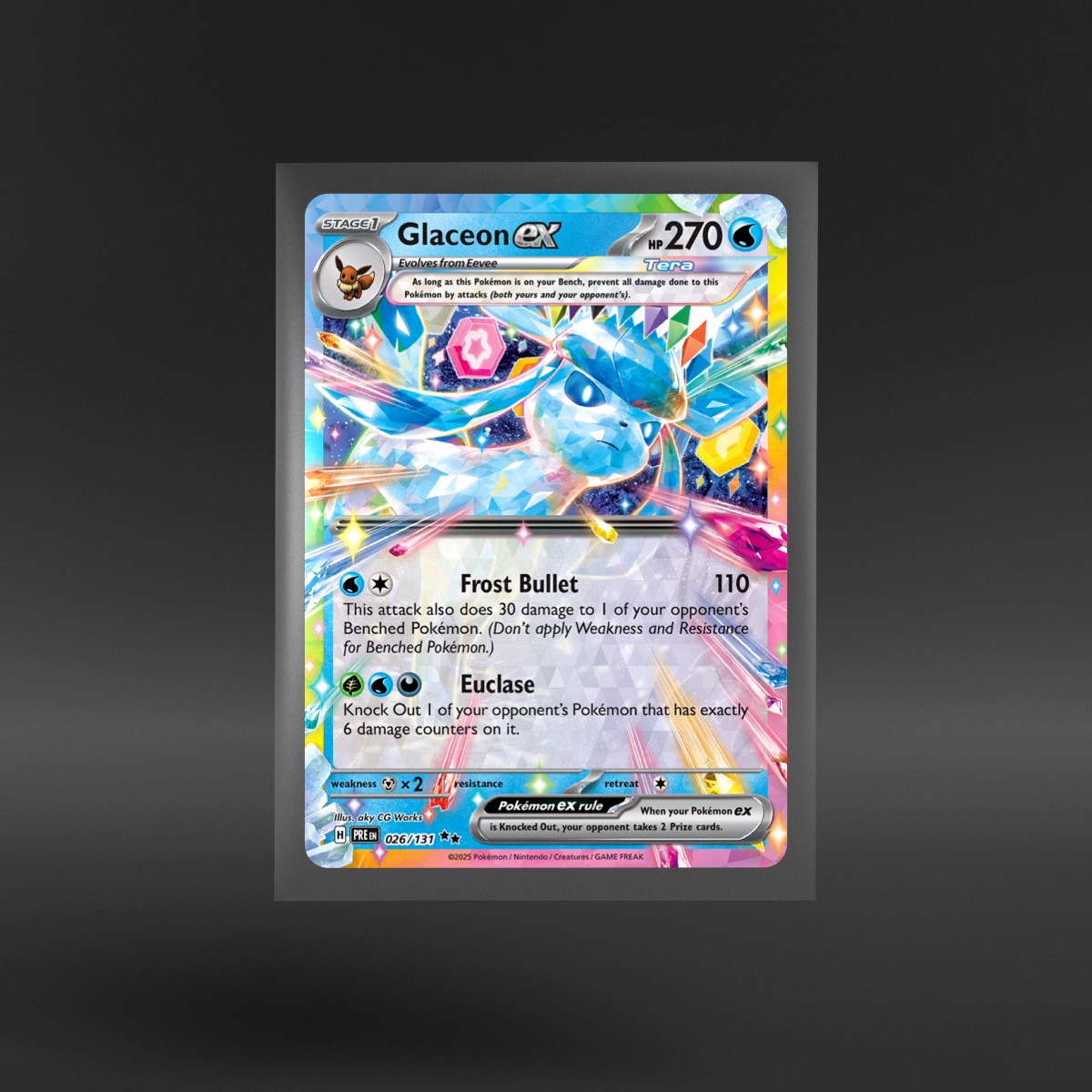 Prismatic Evolutions #026/131 Glaceon ex