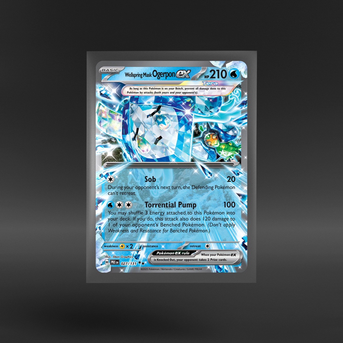 Prismatic Evolutions #027/131 Wellspring Mask Ogerpon ex
