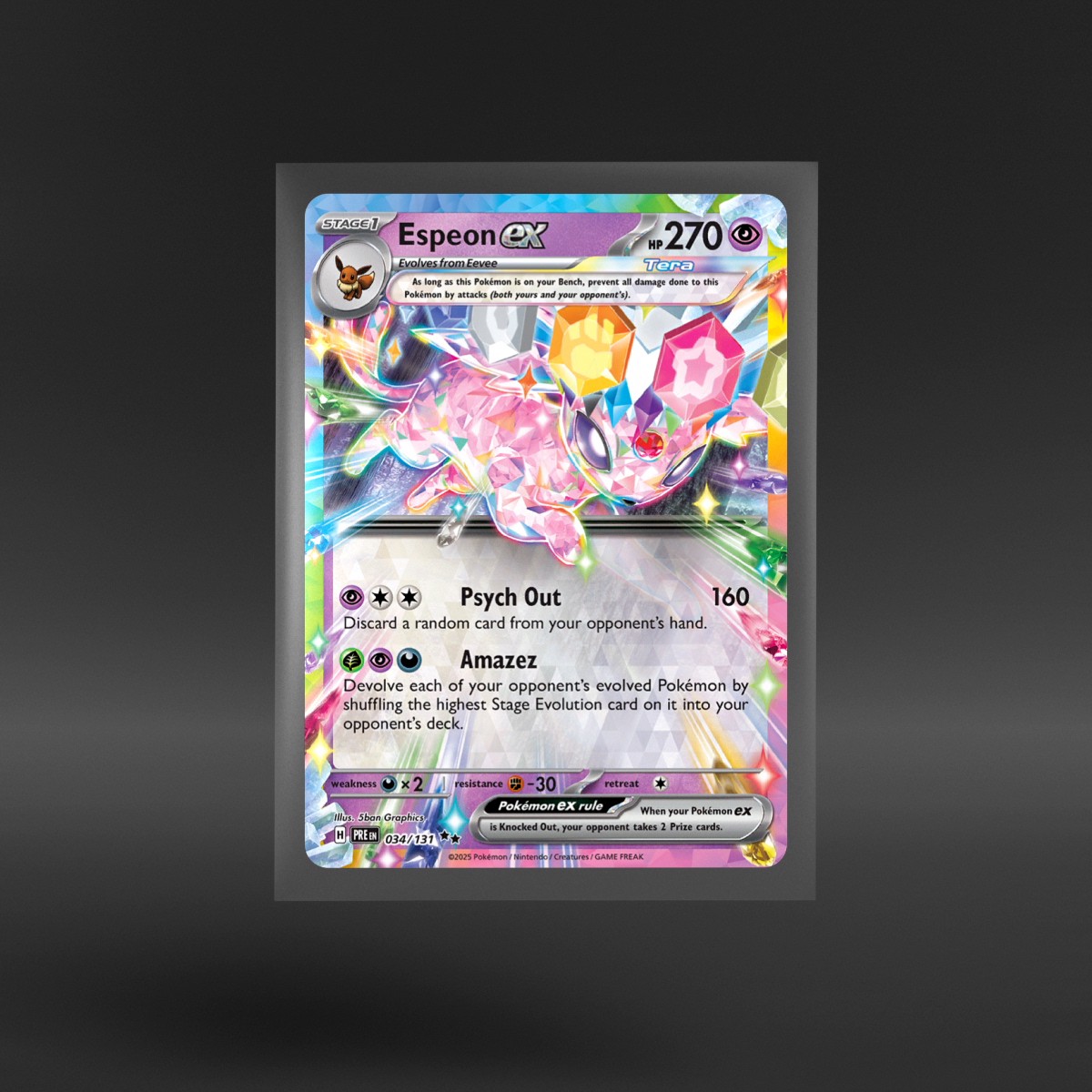 Prismatic Evolutions #034/131 Espeon ex