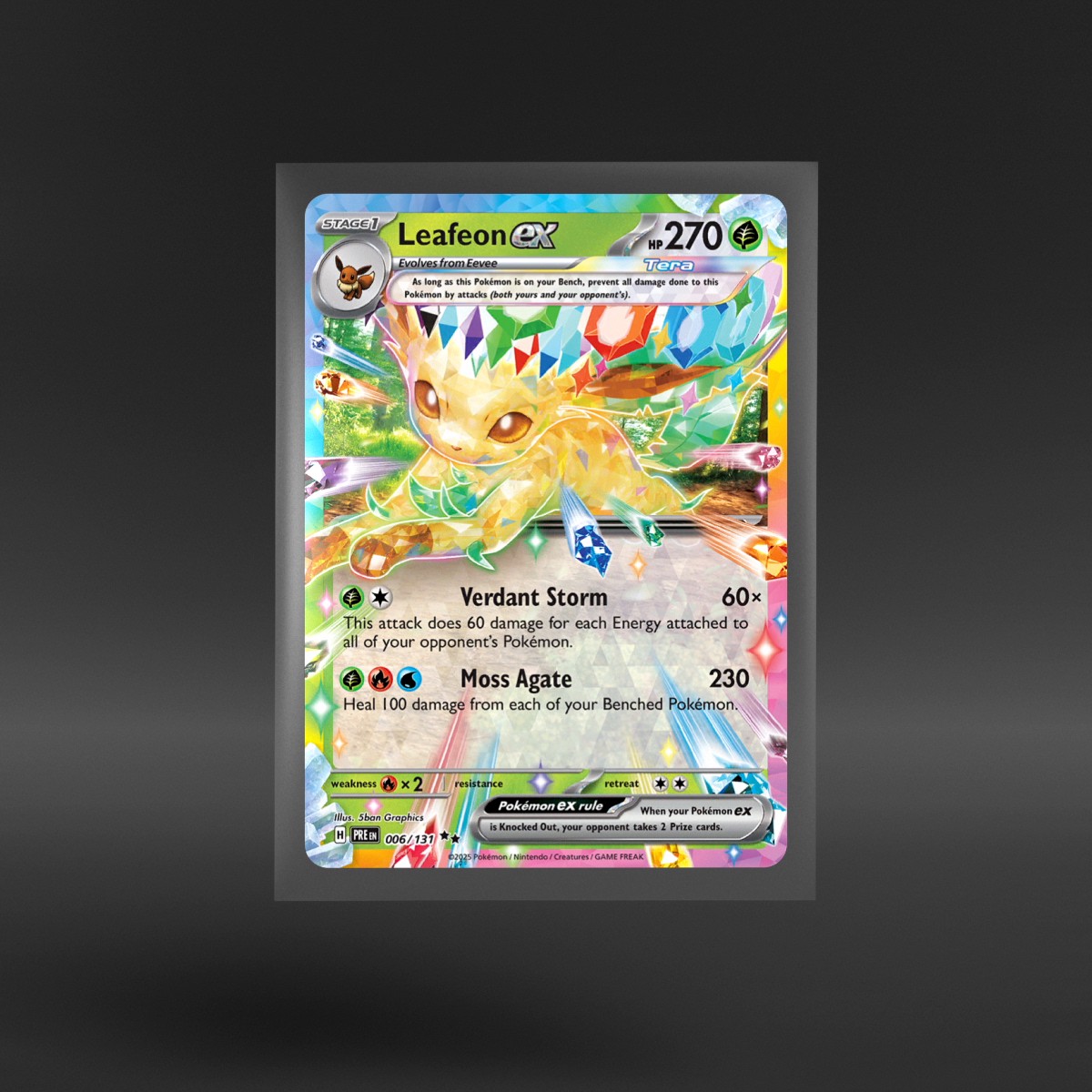 Prismatic Evolutions #006/131 Leafeon ex