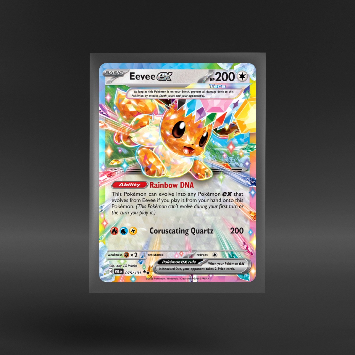 Prismatic Evolutions #075/131 Eevee ex