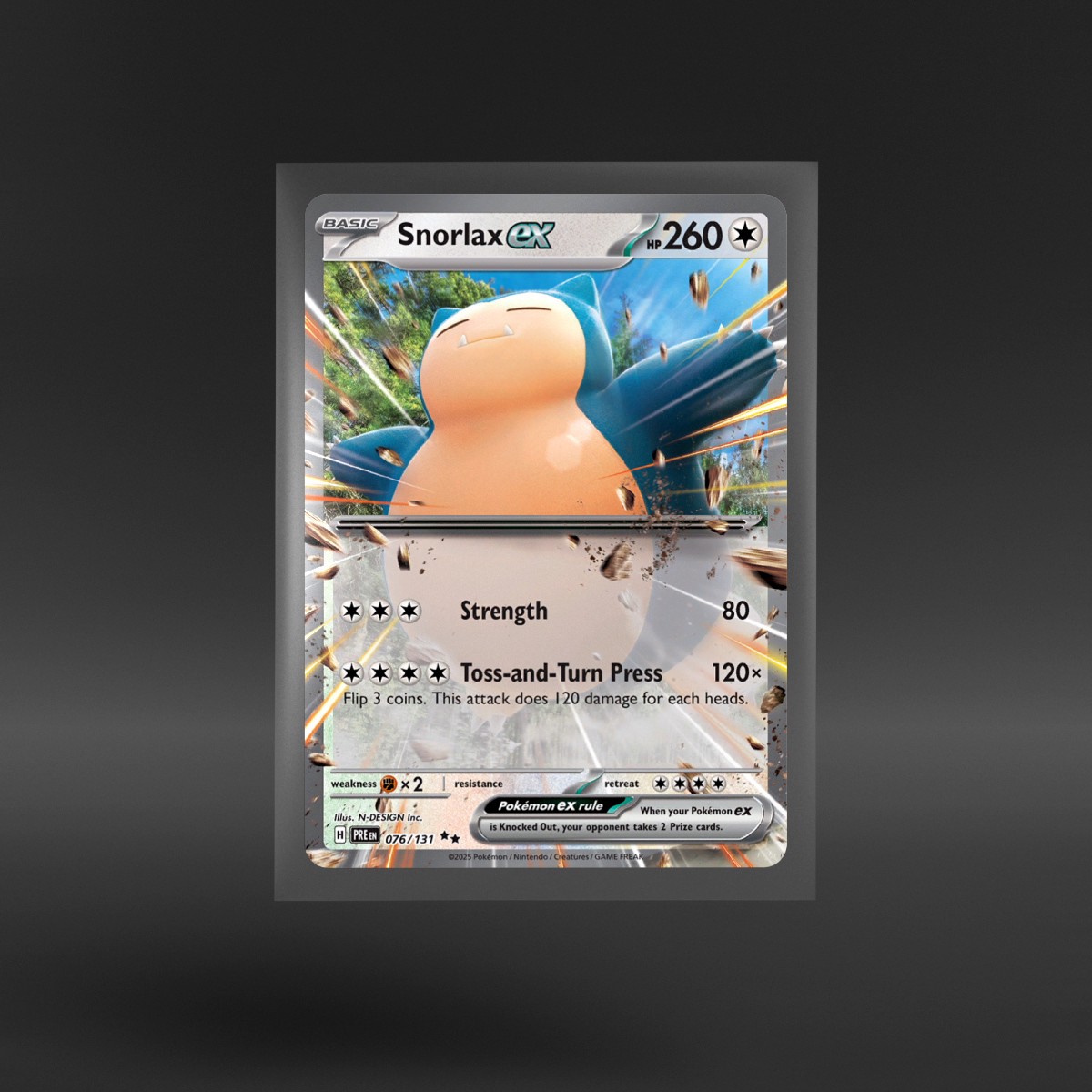 Prismatic Evolutions #076/131 Snorlax ex