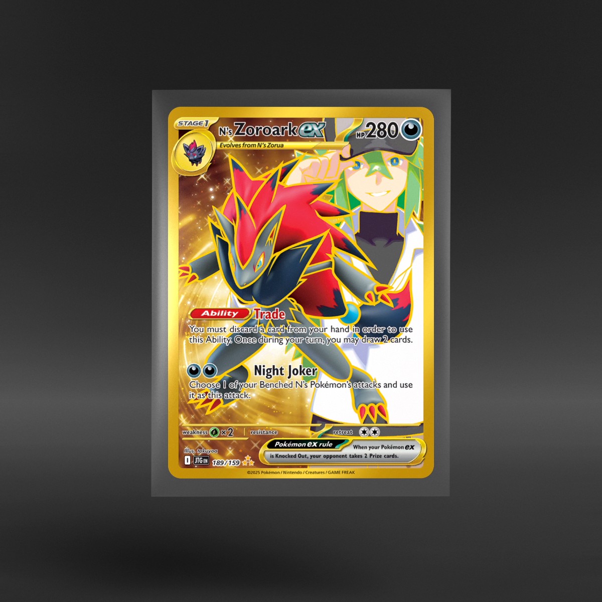 Journey Together #189/159 N's Zoroark ex