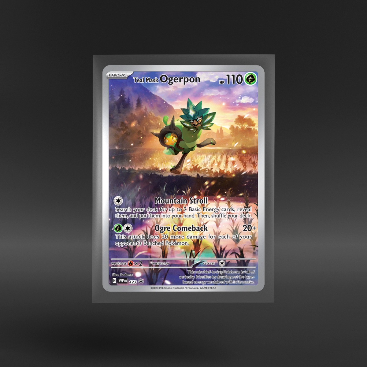 Scarlet & Violet Black Star Promos #123 Teal Mask Ogerpon