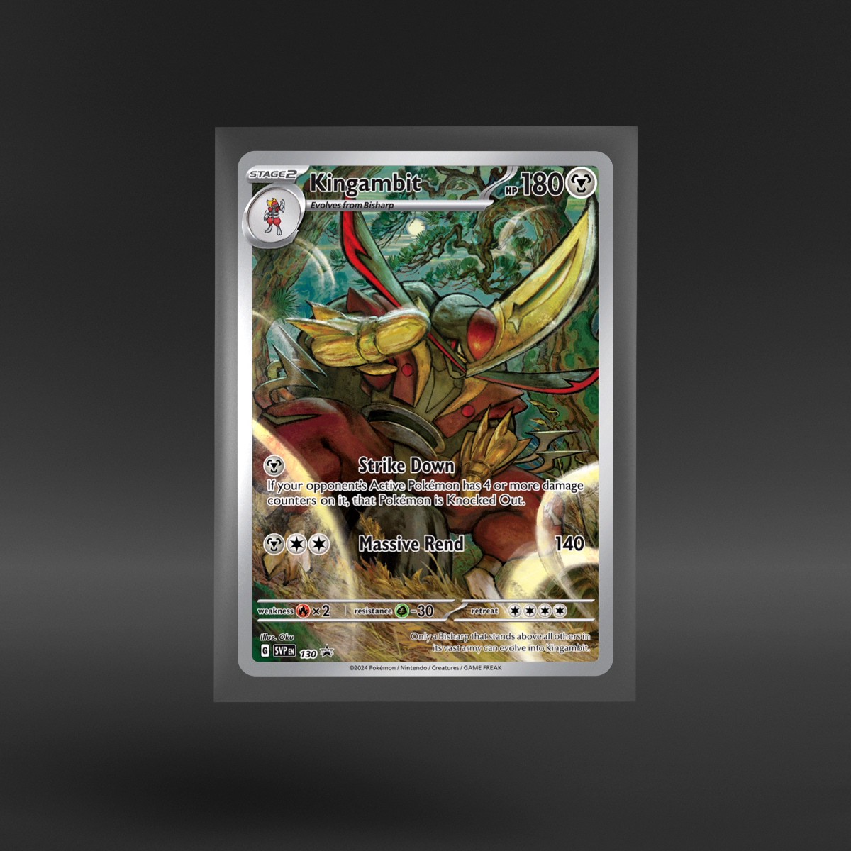 Scarlet & Violet Black Star Promos #130 Kingambit