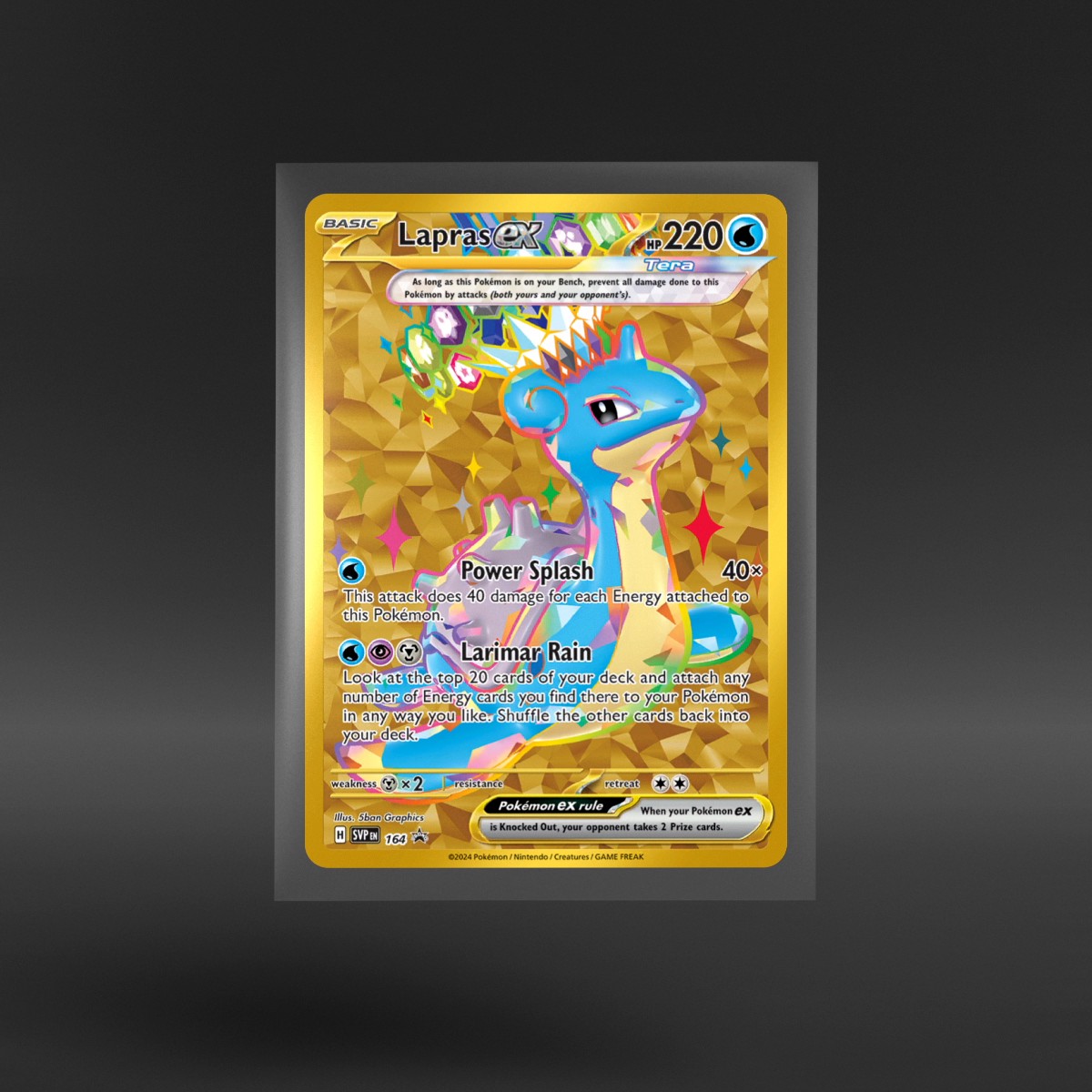 Scarlet & Violet Black Star Promos #164 Lapras ex