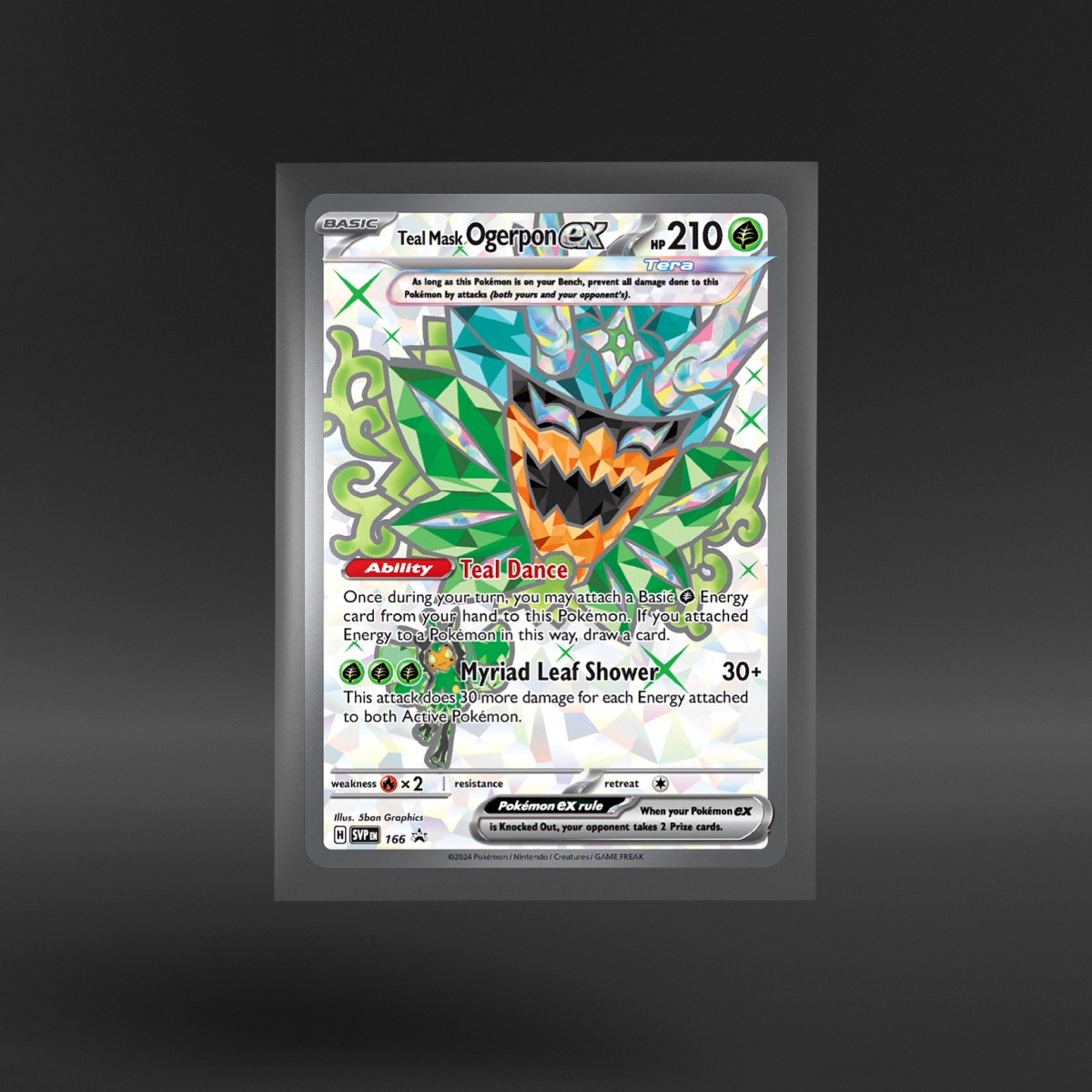 Scarlet & Violet Black Star Promos #166 Teal Mask Ogerpon ex