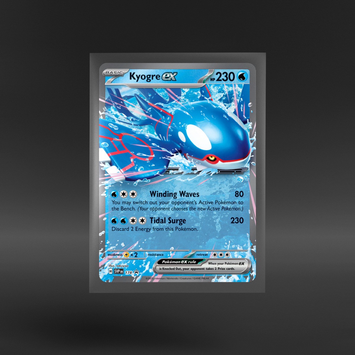 Scarlet & Violet Black Star Promos #178 Kyogre ex