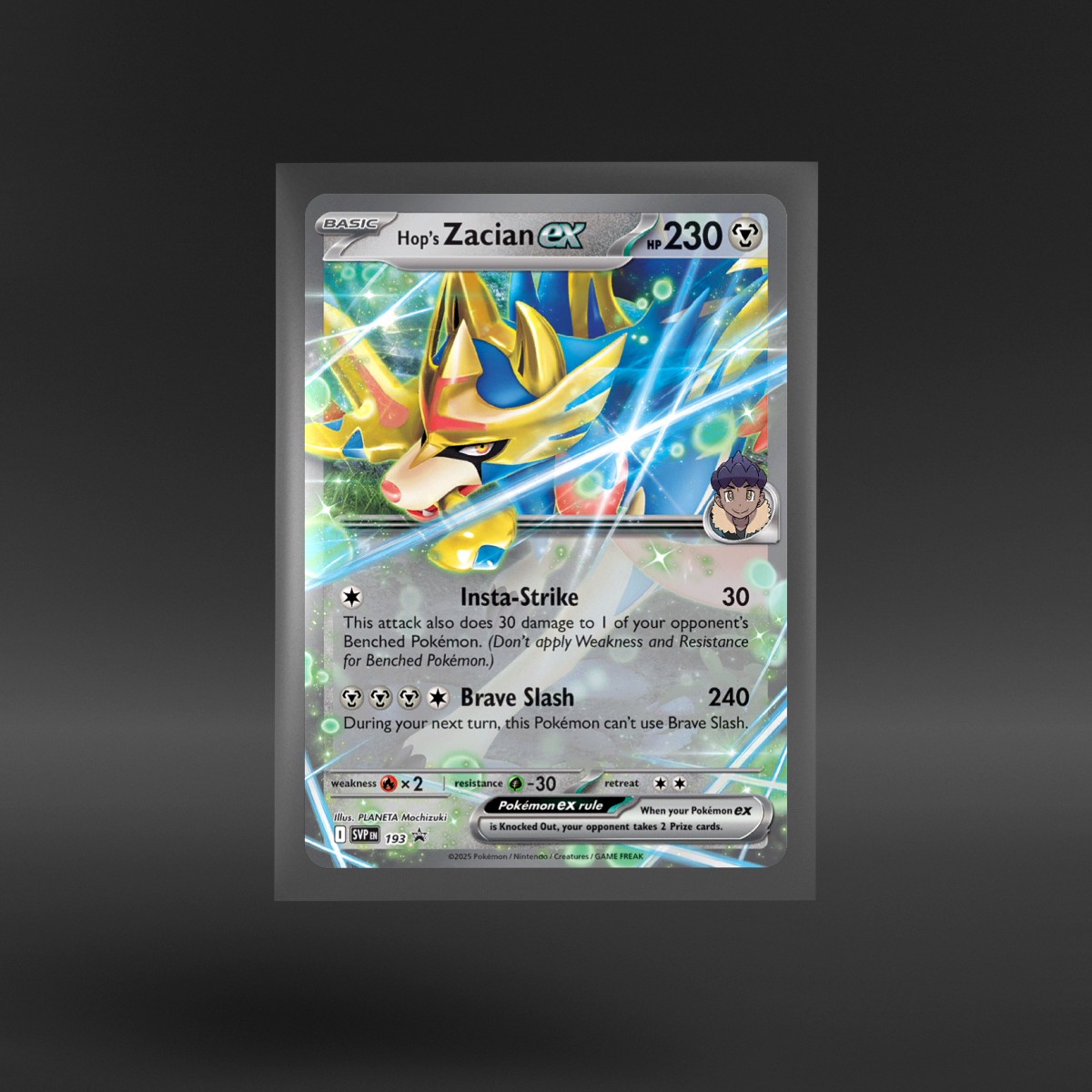 Scarlet & Violet Black Star Promos #193 Hop's Zacian ex