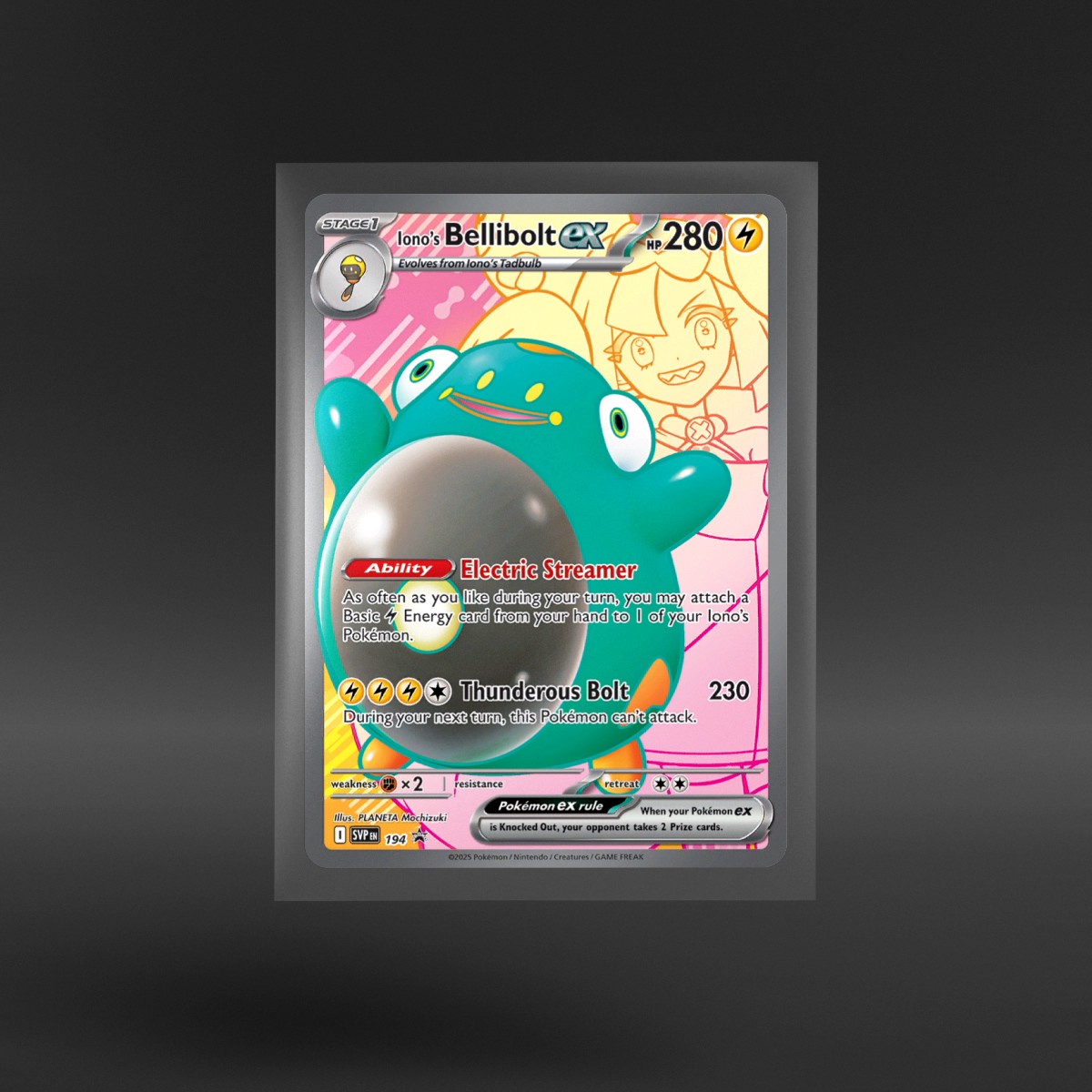 Scarlet & Violet Black Star Promos #194 Iono's Bellibolt ex