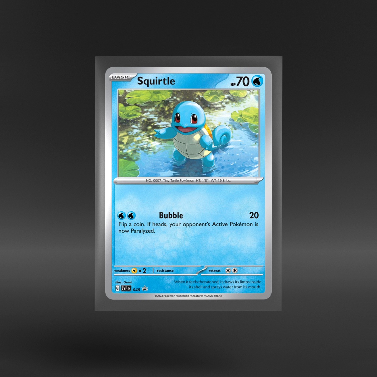 Scarlet & Violet Black Star Promos #048 Squirtle