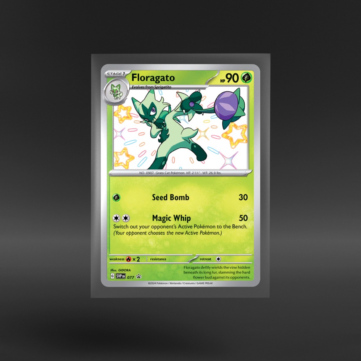 Scarlet & Violet Black Star Promos #077 Floragato