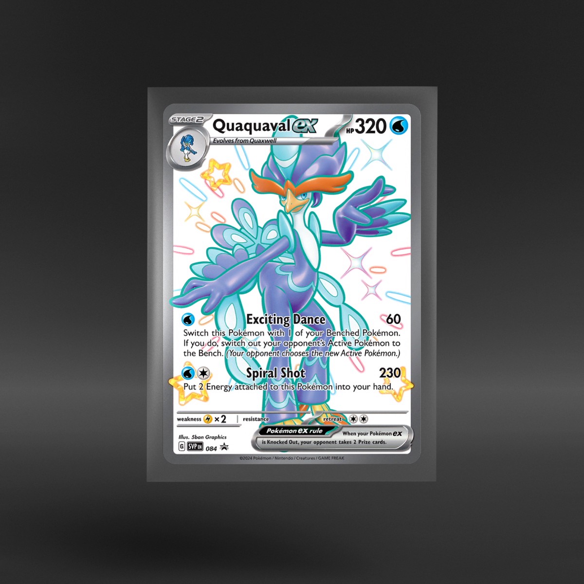 Scarlet & Violet Black Star Promos #084 Quaquaval ex