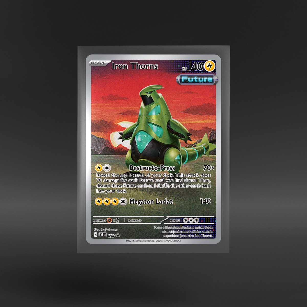 Scarlet & Violet Black Star Promos #098 Iron Thorns