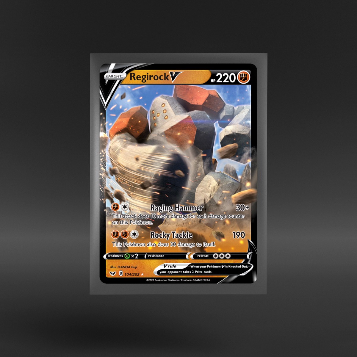 Sword & Shield #104/202 Regirock V