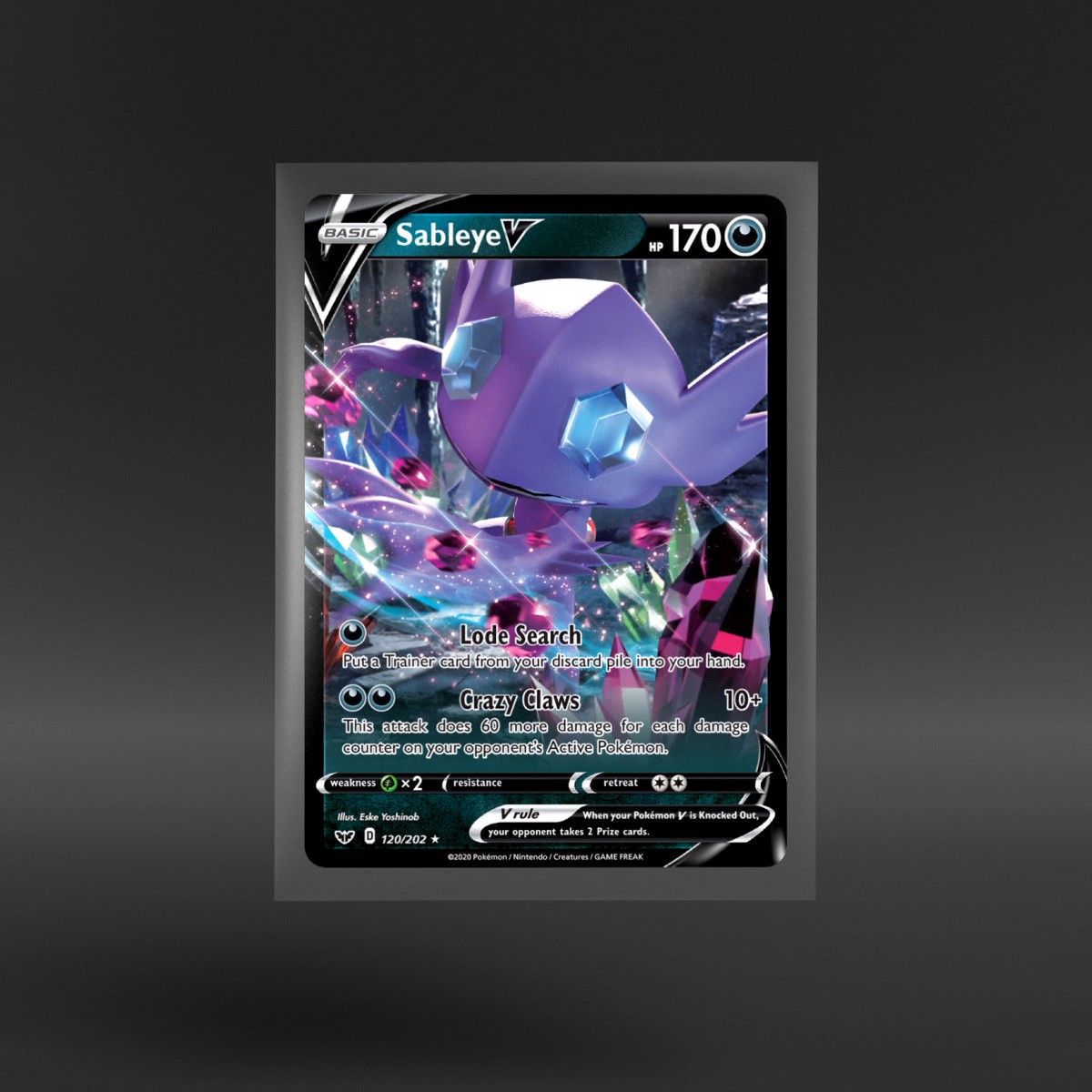 Sword & Shield #120/202 Sableye V