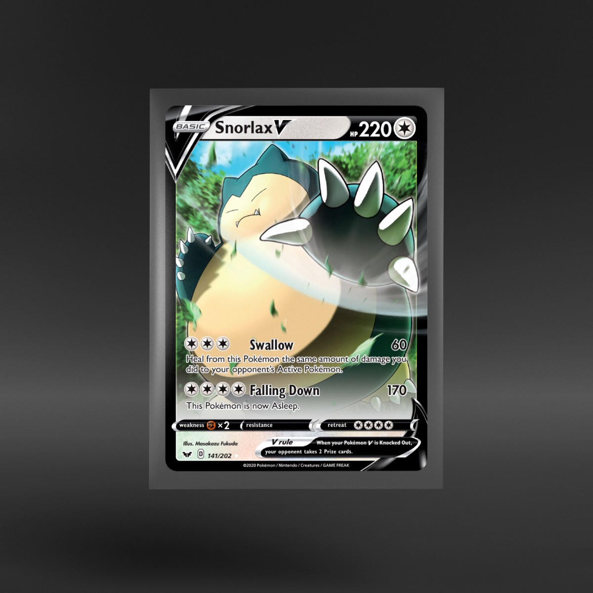 Sword & Shield #141/202 Snorlax V