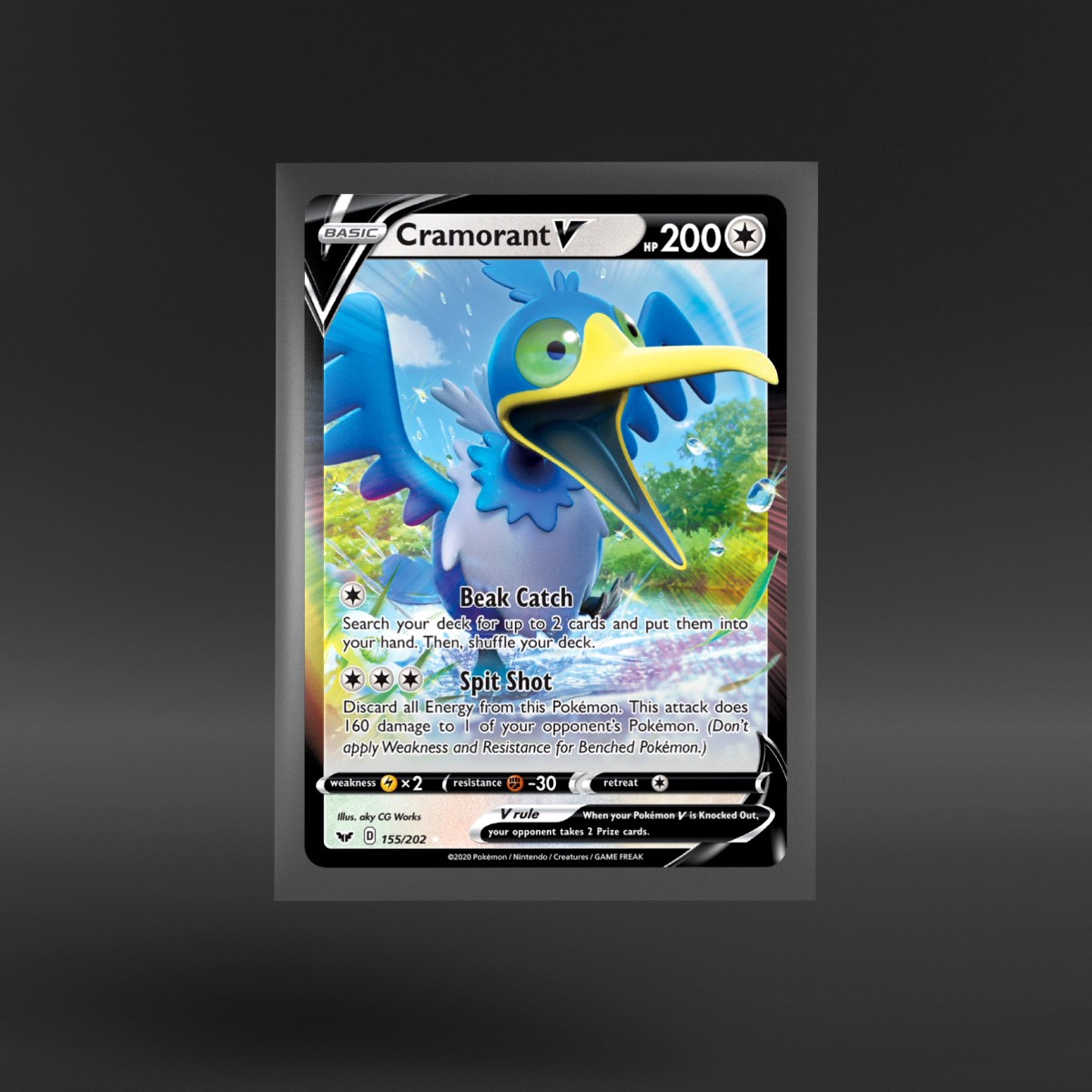 2020 Sword & Shield Cramorant V #155/202