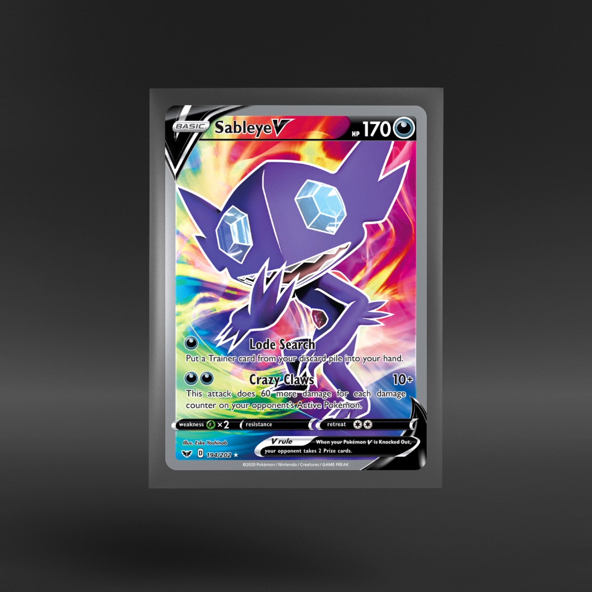 Sword & Shield #194/202 Sableye V