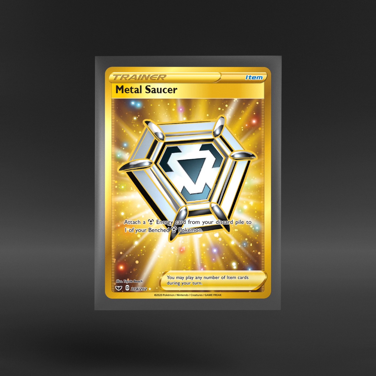 Sword & Shield #214/202 Metal Saucer