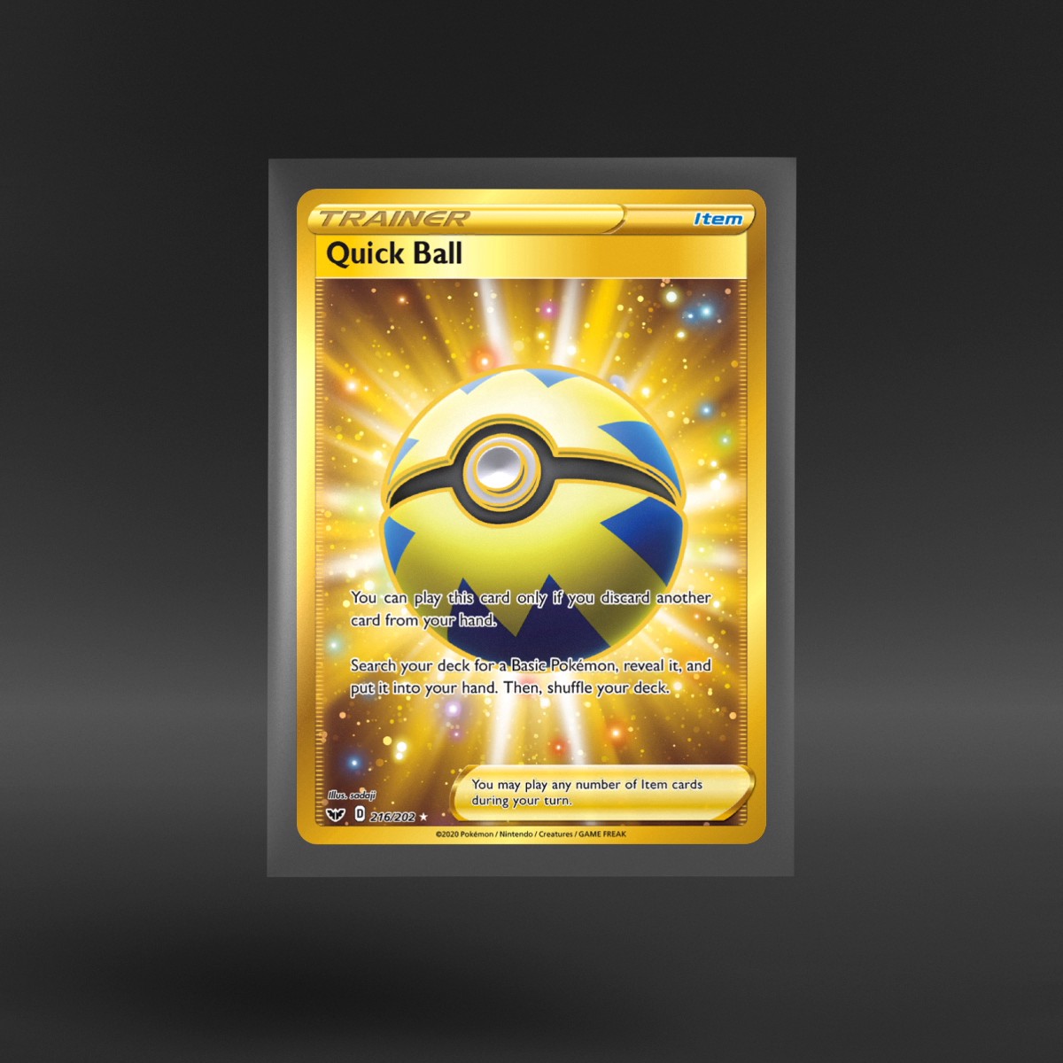 Sword & Shield #216/202 Quick Ball