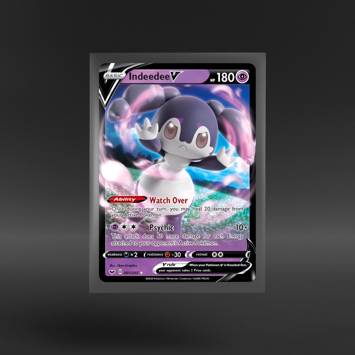 Sword & Shield #091/202 Indeedee V