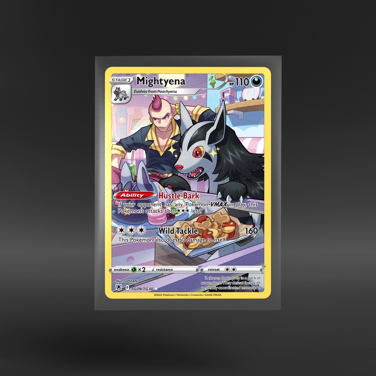 Astral Radiance Trainer Gallery #TG09/TG30 Mightyena