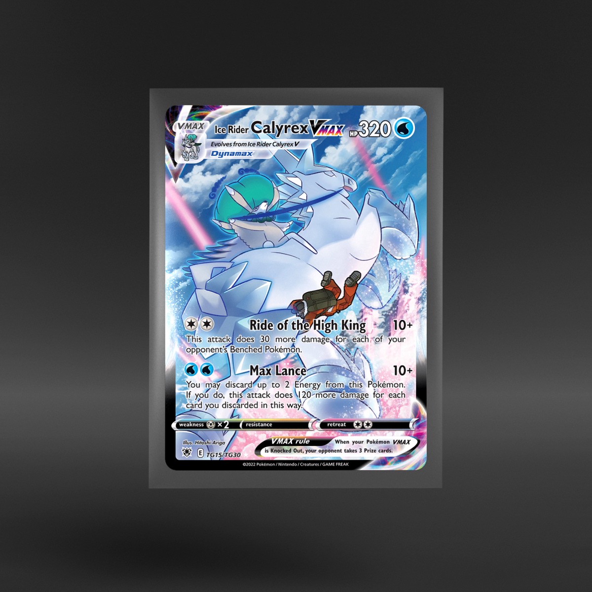 Astral Radiance Trainer Gallery #TG15/TG30 Ice Rider Calyrex VMAX