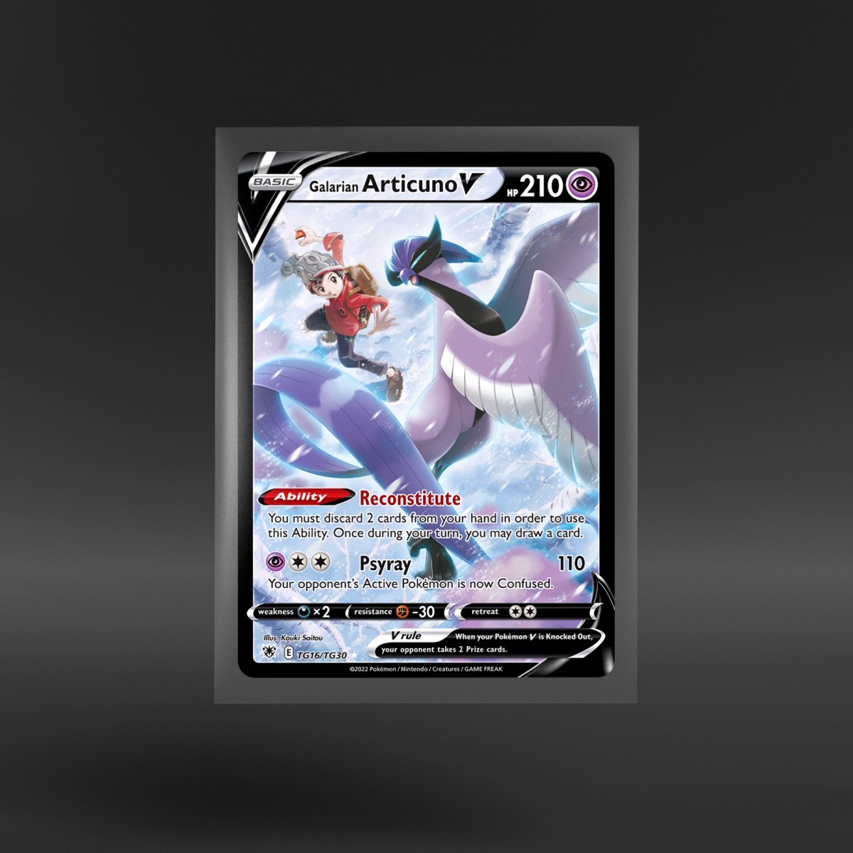 Astral Radiance Trainer Gallery #TG16/TG30 Galarian Articuno V