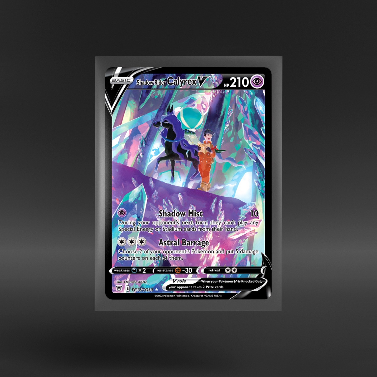 Astral Radiance Trainer Gallery #TG17/TG30 Shadow Rider Calyrex V