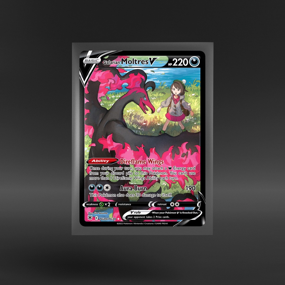 Astral Radiance Trainer Gallery #TG20/TG30 Galarian Moltres V