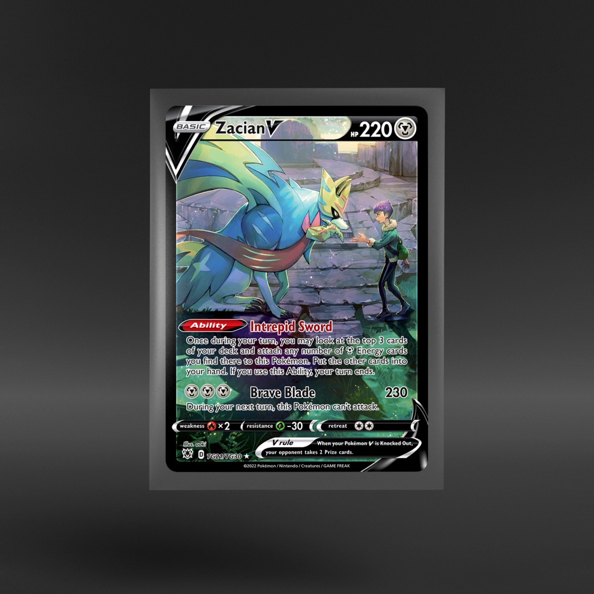 Astral Radiance Trainer Gallery #TG21/TG30 Zacian V