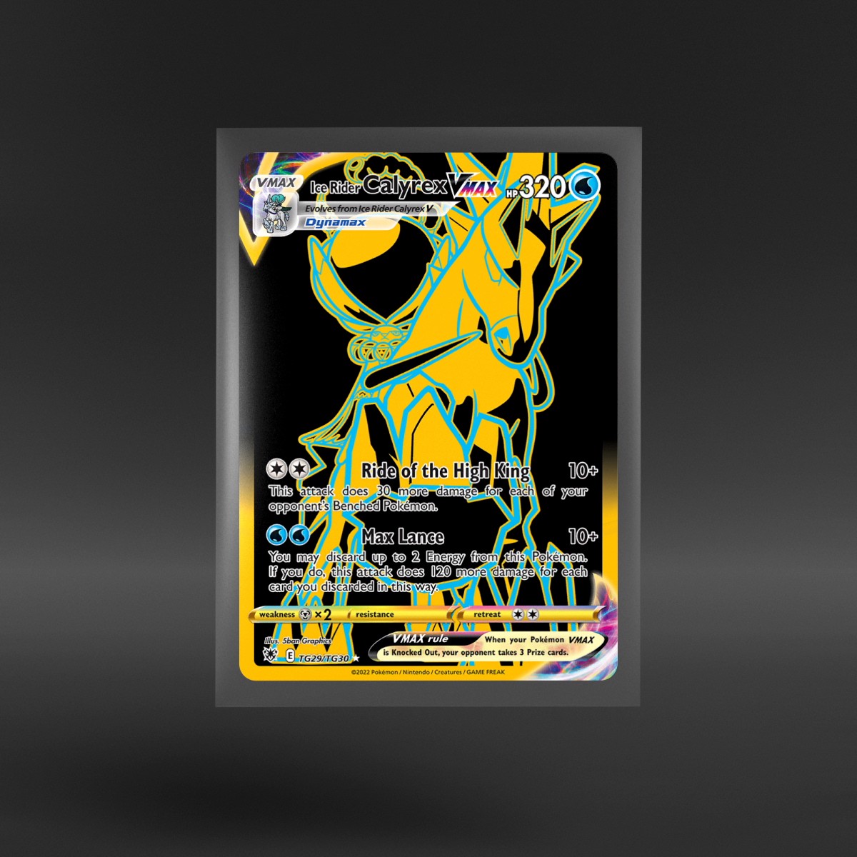 Astral Radiance Trainer Gallery #TG29/TG30 Ice Rider Calyrex VMAX