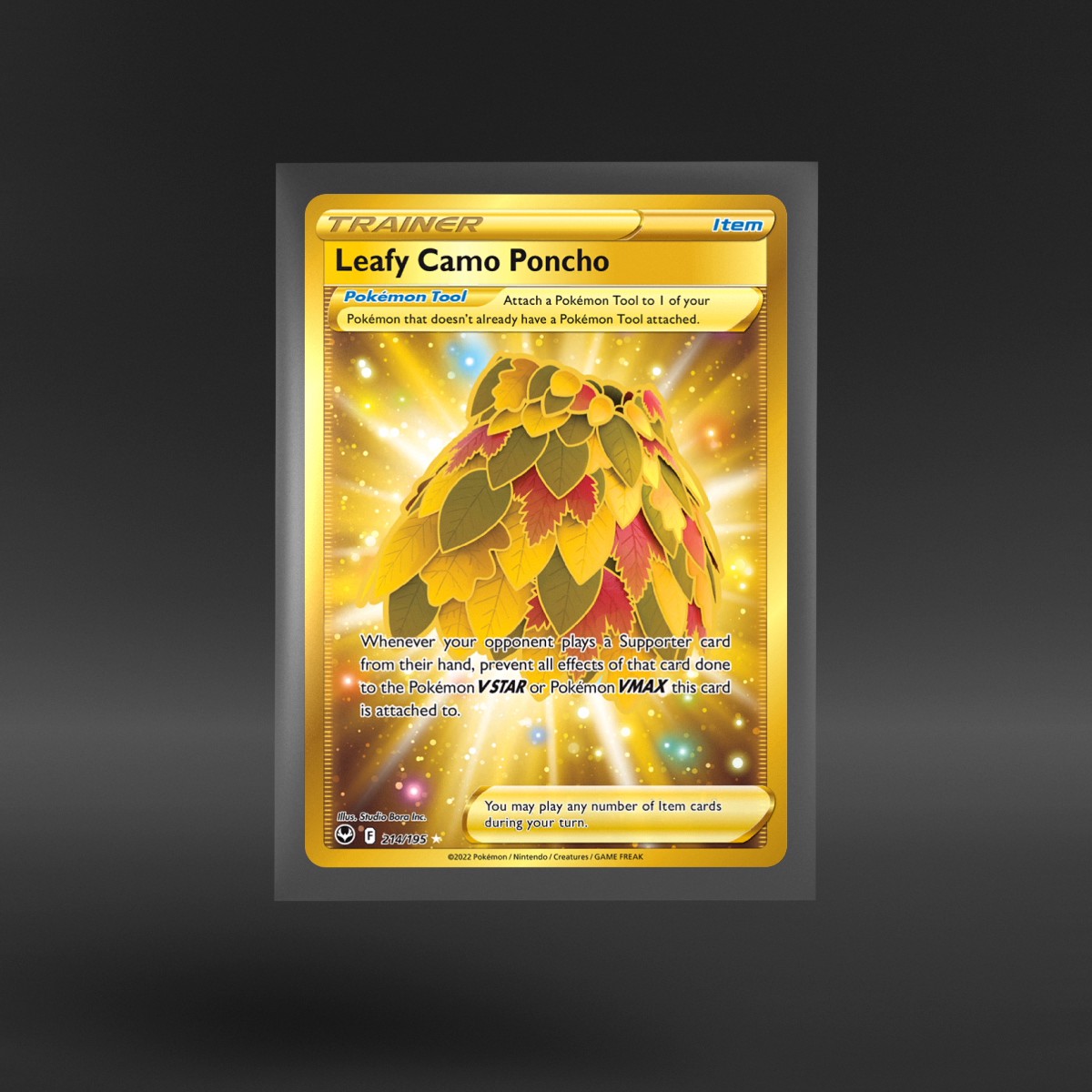 Silver Tempest #214/195 Leafy Camo Poncho