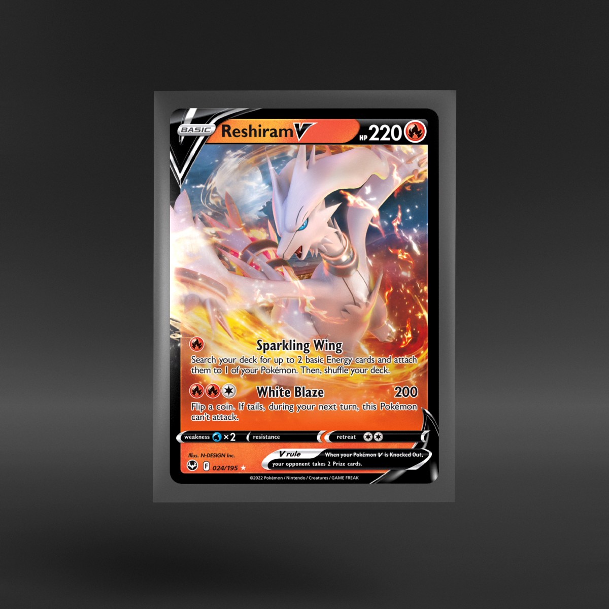 Silver Tempest #024/195 Reshiram V