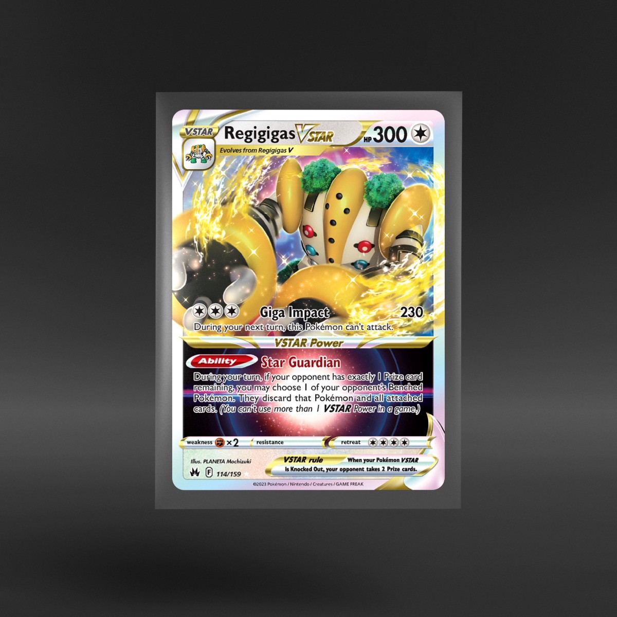 Crown Zenith #114/159 Regigigas VSTAR