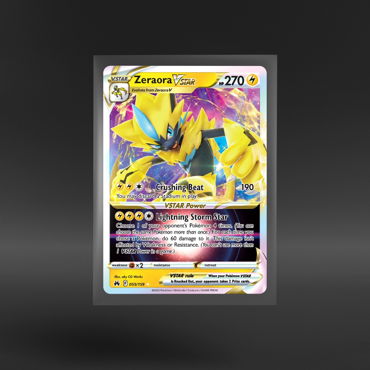 Crown Zenith #055/159 Zeraora VSTAR