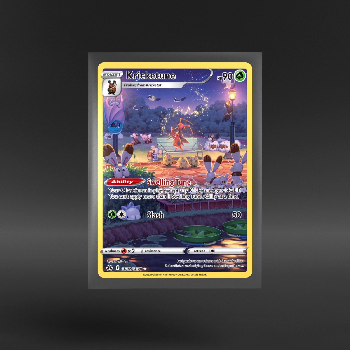 Crown Zenith Galarian Gallery #GG02/GG70 Kricketune