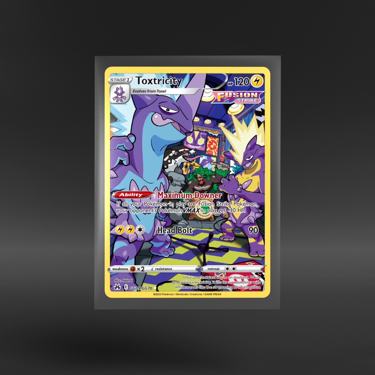 Crown Zenith Galarian Gallery #GG09/GG70 Toxtricity