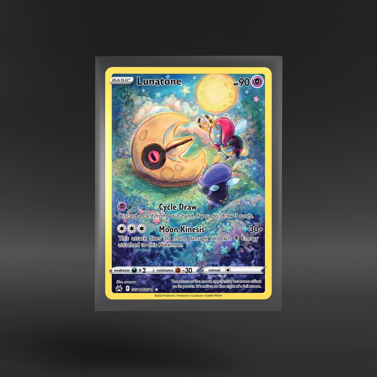 Crown Zenith Galarian Gallery #GG11/GG70 Lunatone