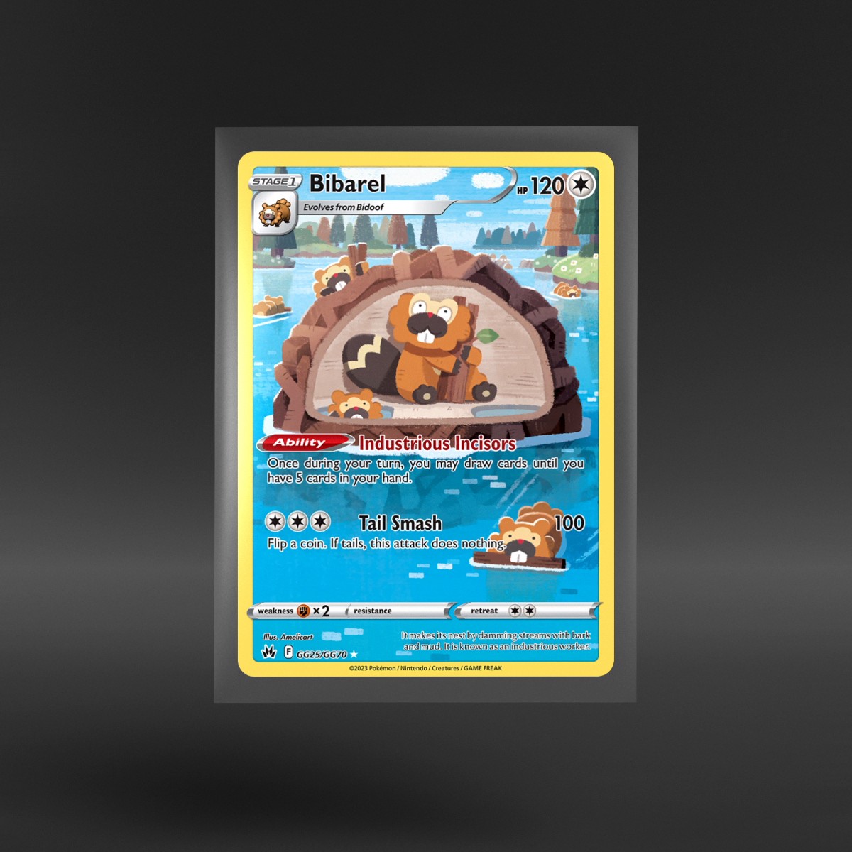 Crown Zenith Galarian Gallery #GG25/GG70 Bibarel