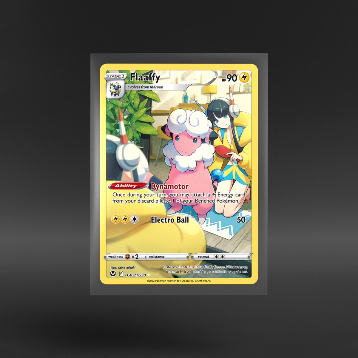 Silver Tempest Trainer Gallery #TG03/TG30 Flaaffy