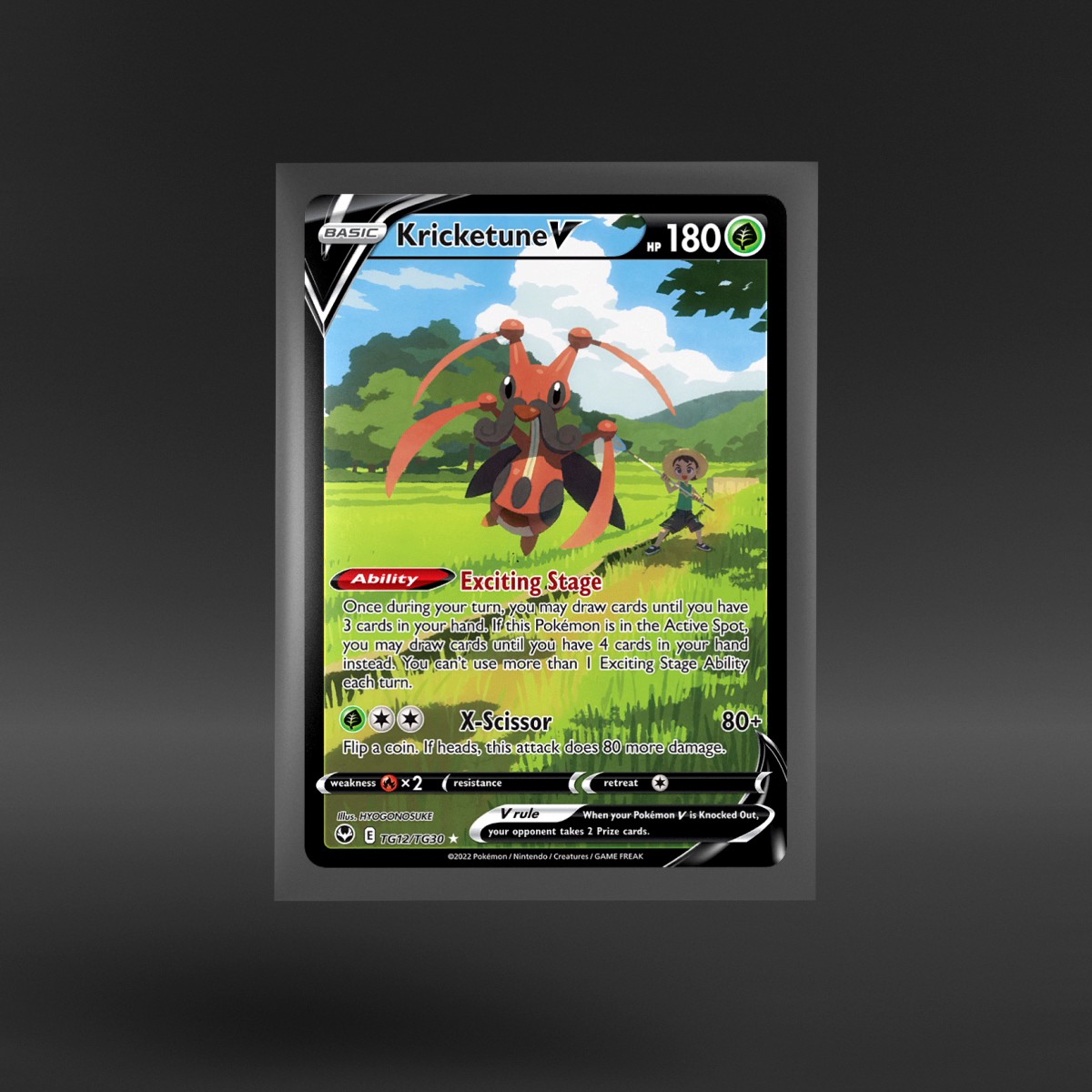 Silver Tempest Trainer Gallery #TG12/TG30 Kricketune V