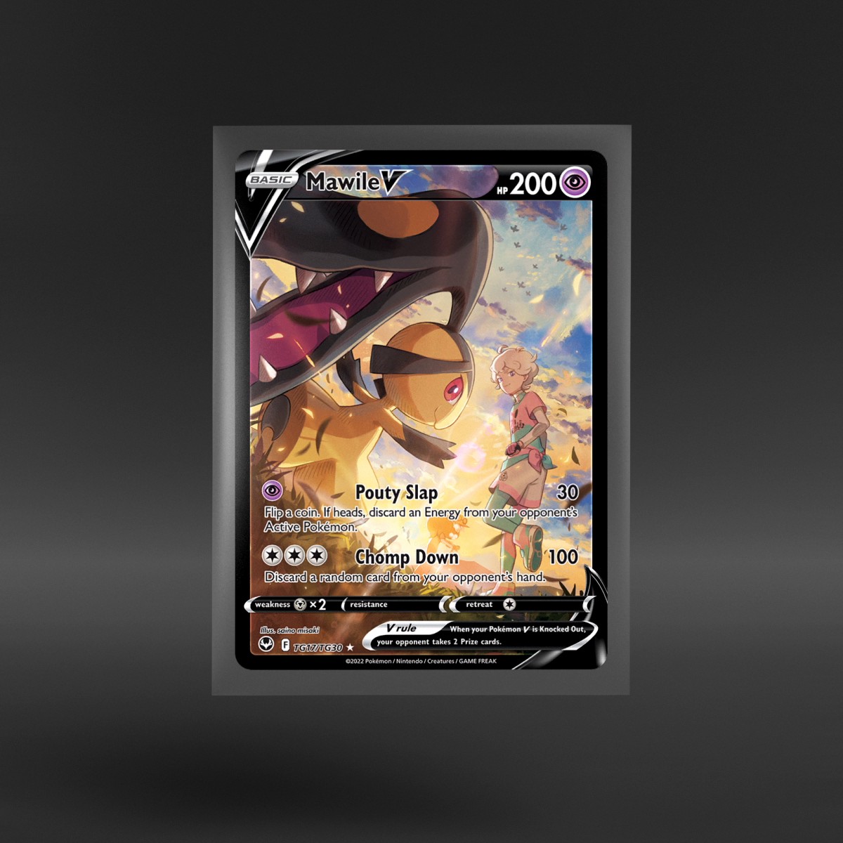 Silver Tempest Trainer Gallery #TG17/TG30 Mawile V